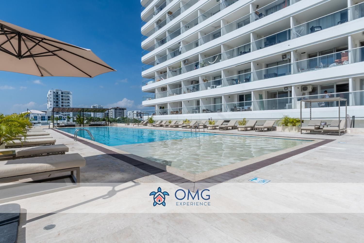 Apartamento Loft Familiar Con Balcón Y Piscina Cb840 *