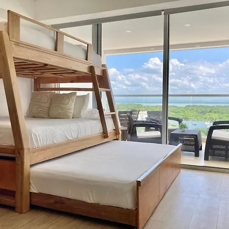 Apartamento Loft Familiar Con Balcon Y Piscina Cb840