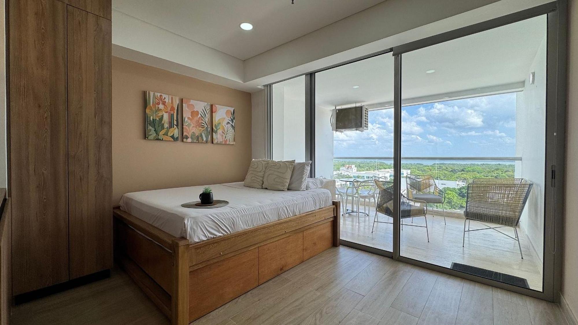 Apartamento Cb840 | Loft Familiar Con Balcón Y Piscina