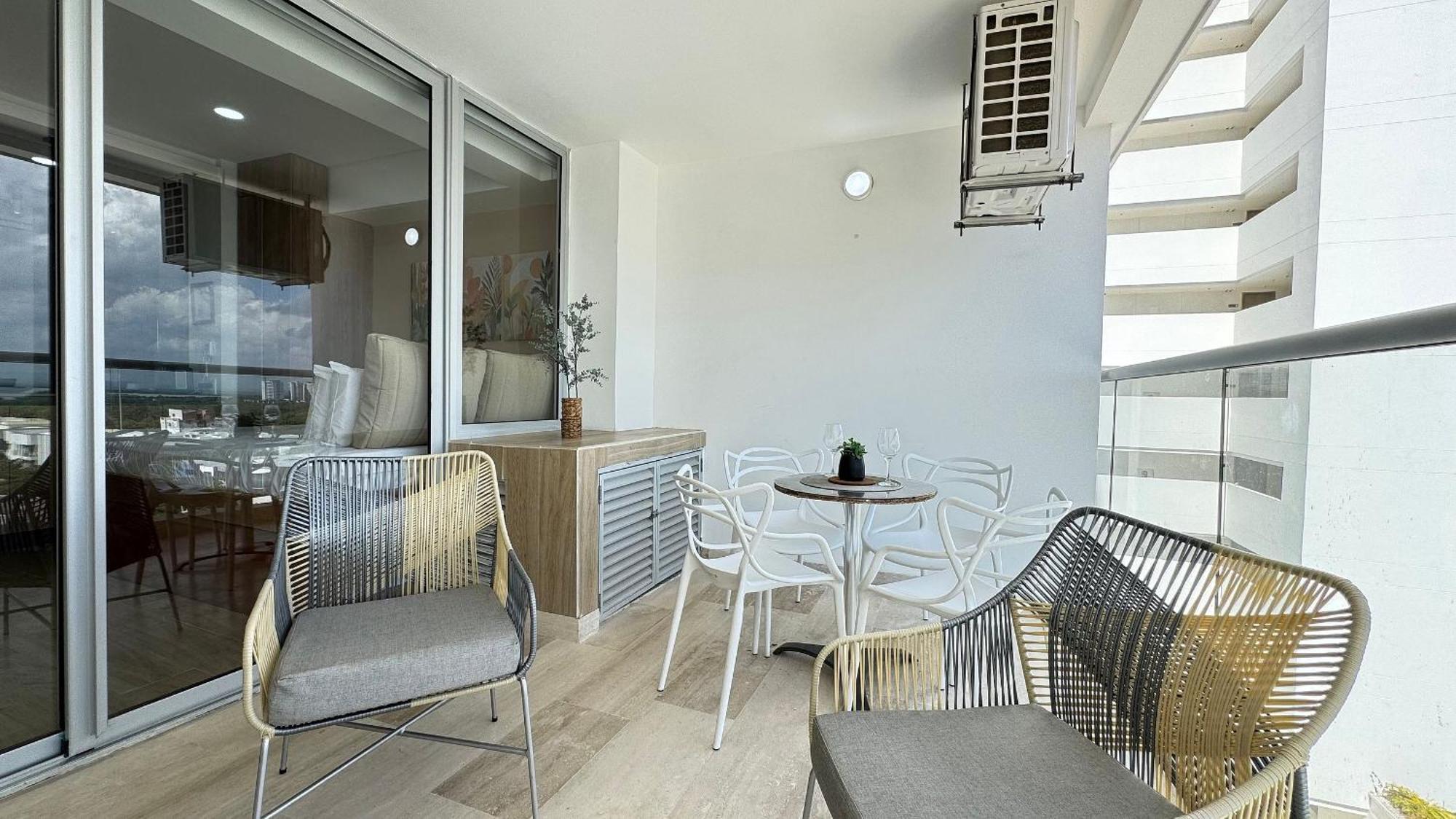 Cb840 | Loft Familiar Con Balcón Y Piscina Apartamento *