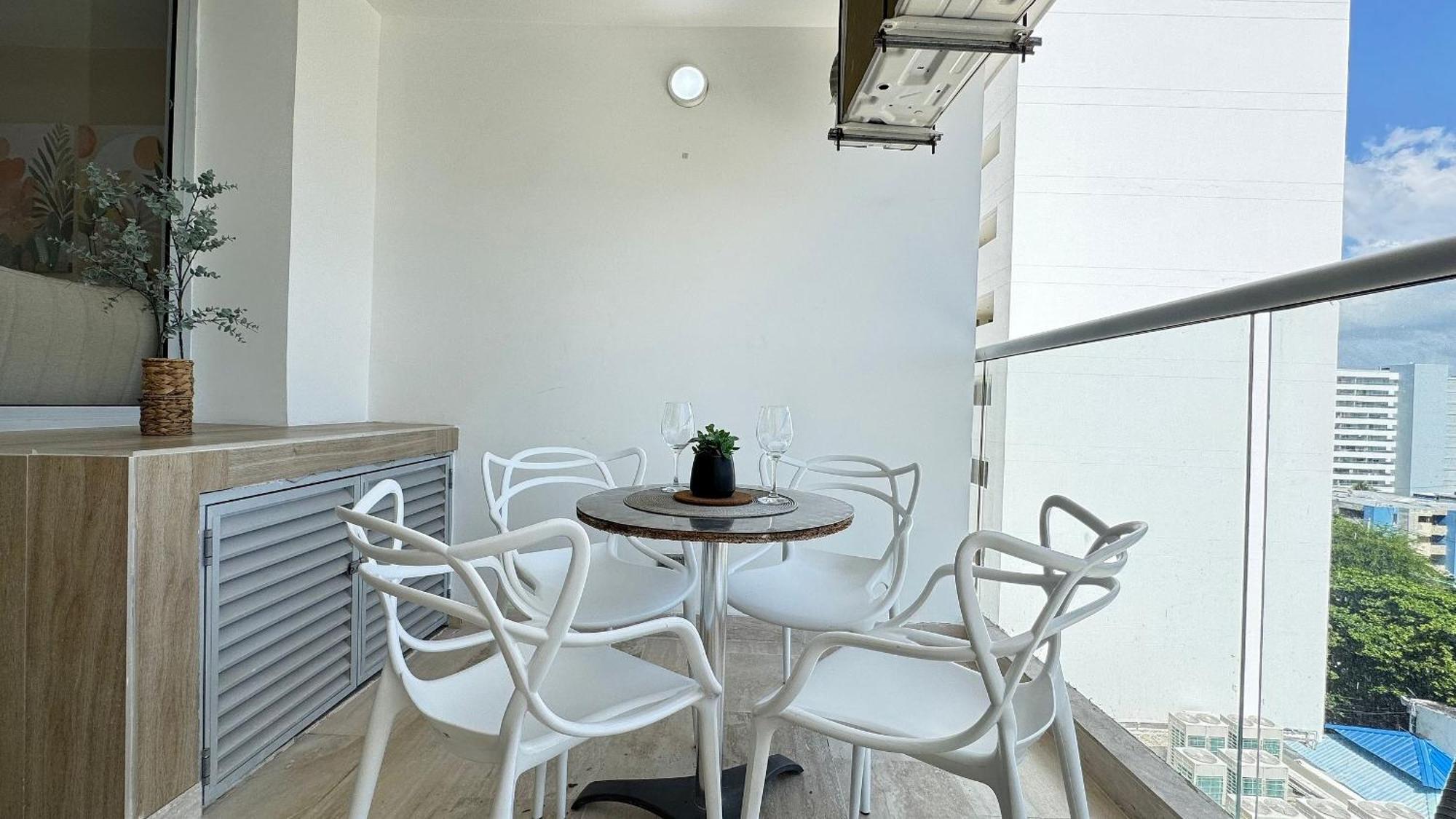 Cb840 | Loft Familiar Con Balcón Y Piscina Apartamento